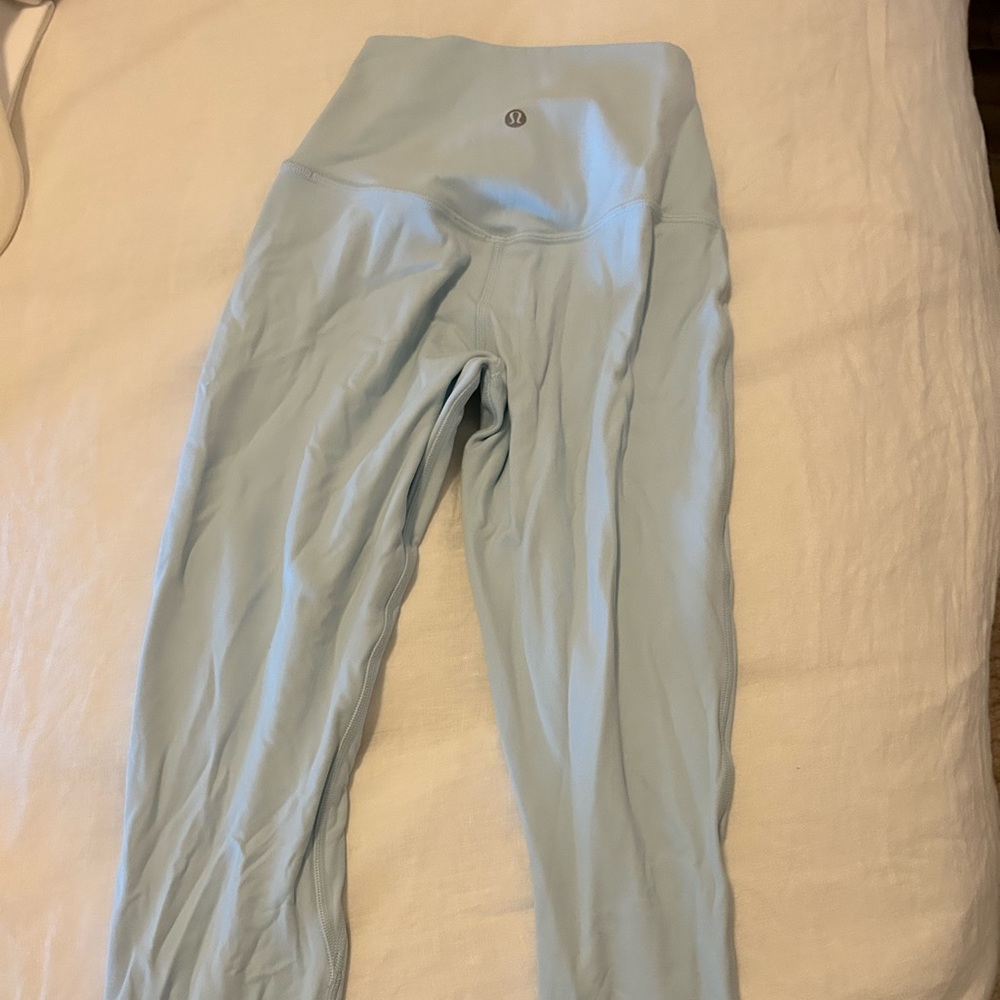 LULU LEMON LIGHT BLUE align leggings